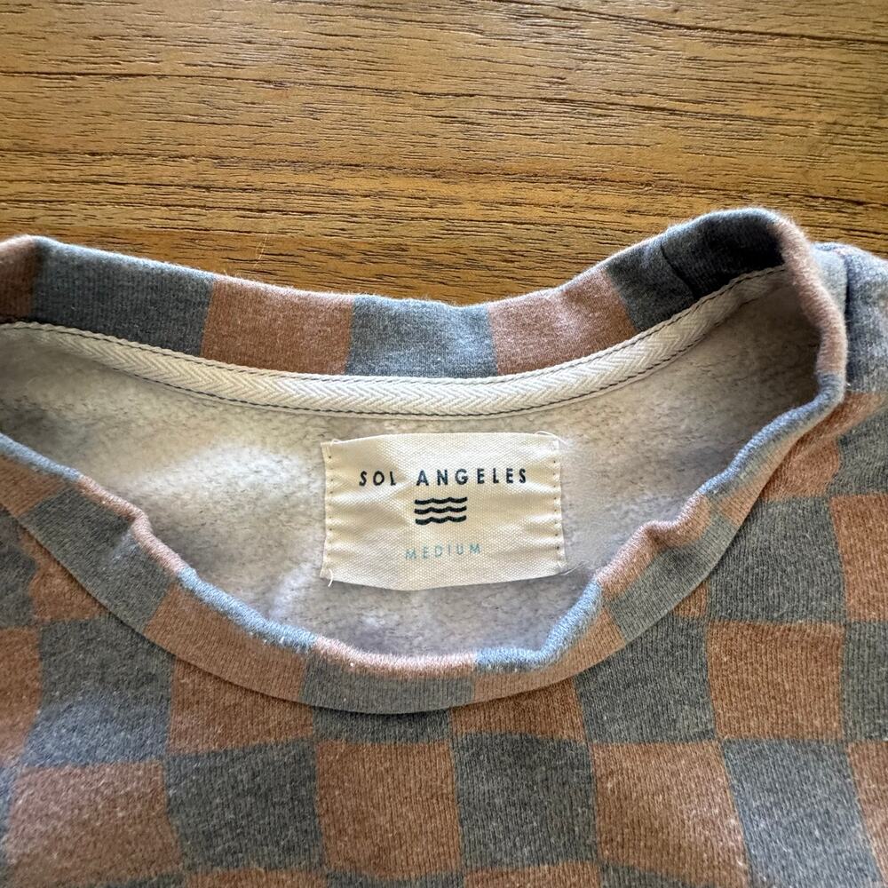 Sol Angeles Crew Neck Sweatshirt - Size M - Picture 7 of 7